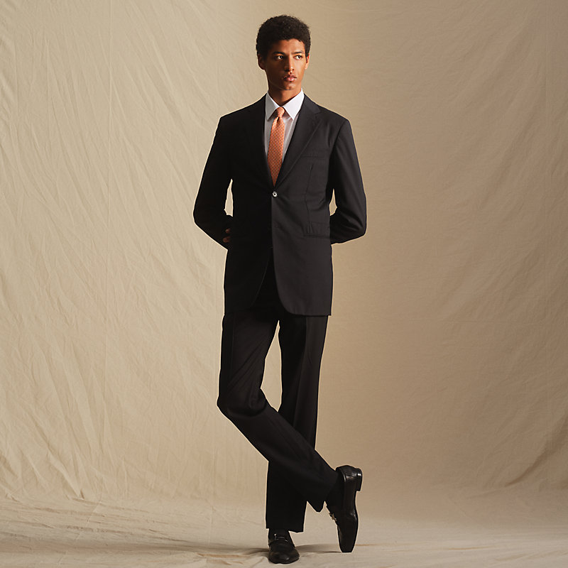 Cle Clochette tie - Grey | Hermès Mainland China